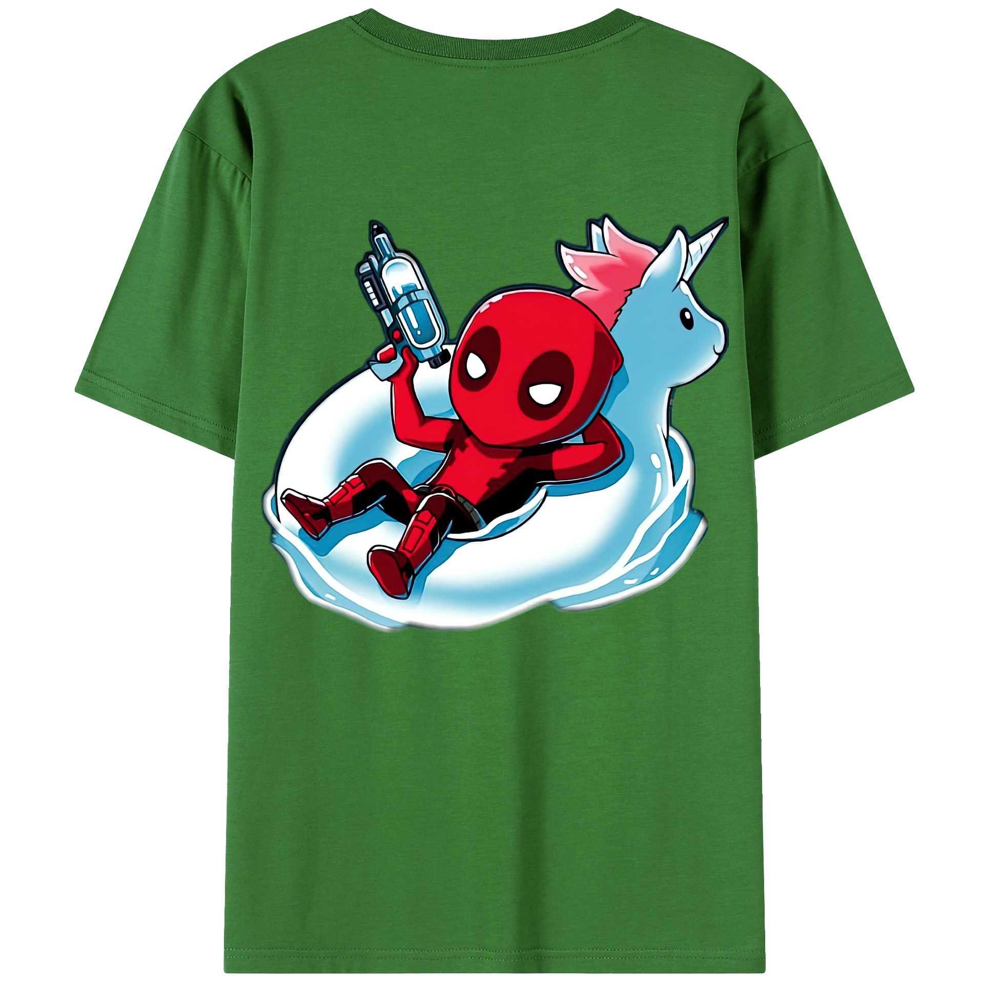 （画像用） Deadpool デッドプール レディース半袖Tシャツ(バックプリント)